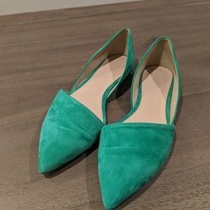 D'Orsay Suede Flats